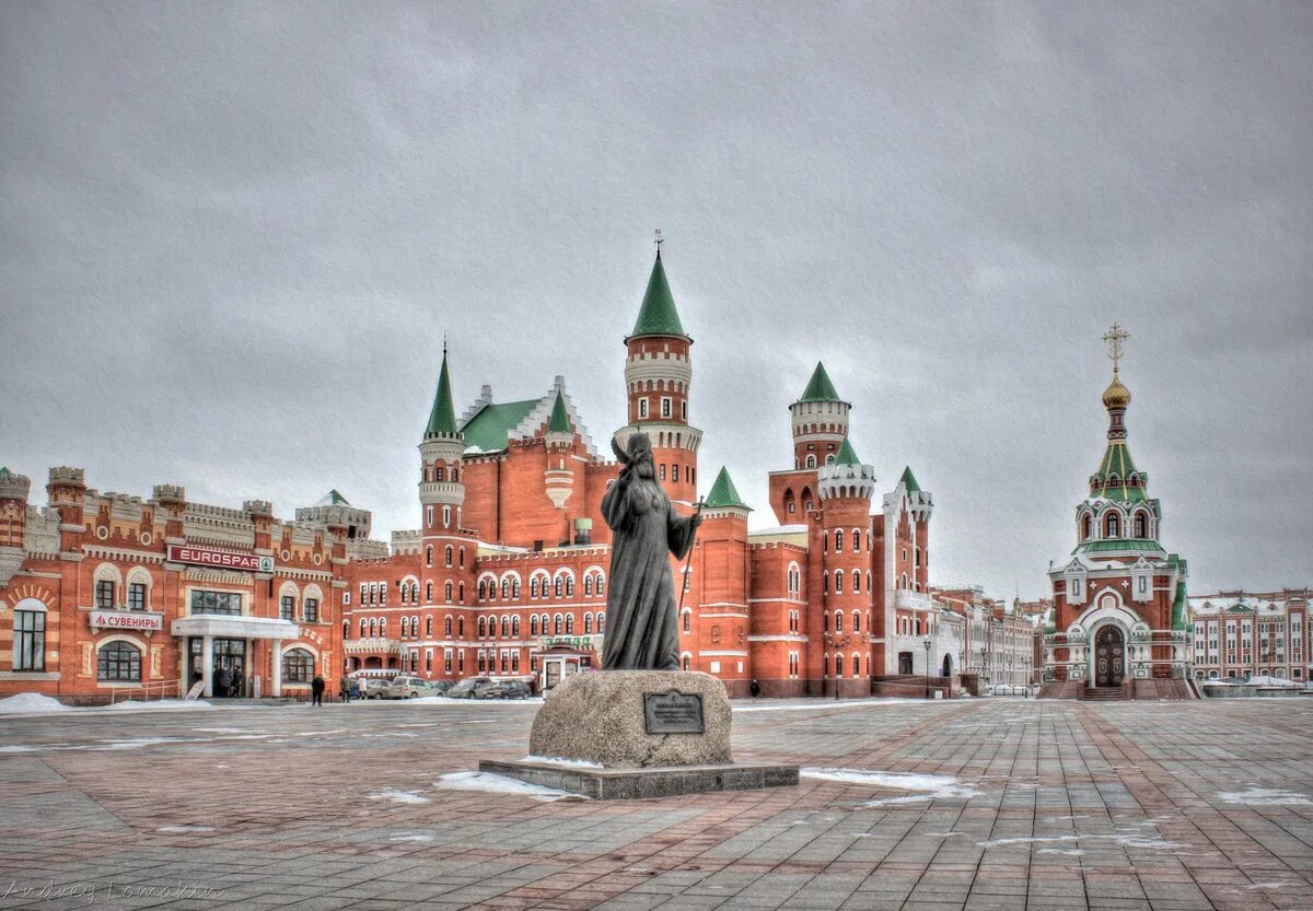 Площадь никонова в йошкар оле фото Йошкар-Ола. Город контрастов TRAVEL NOW - Путешествуй прямо сейчас Дзен