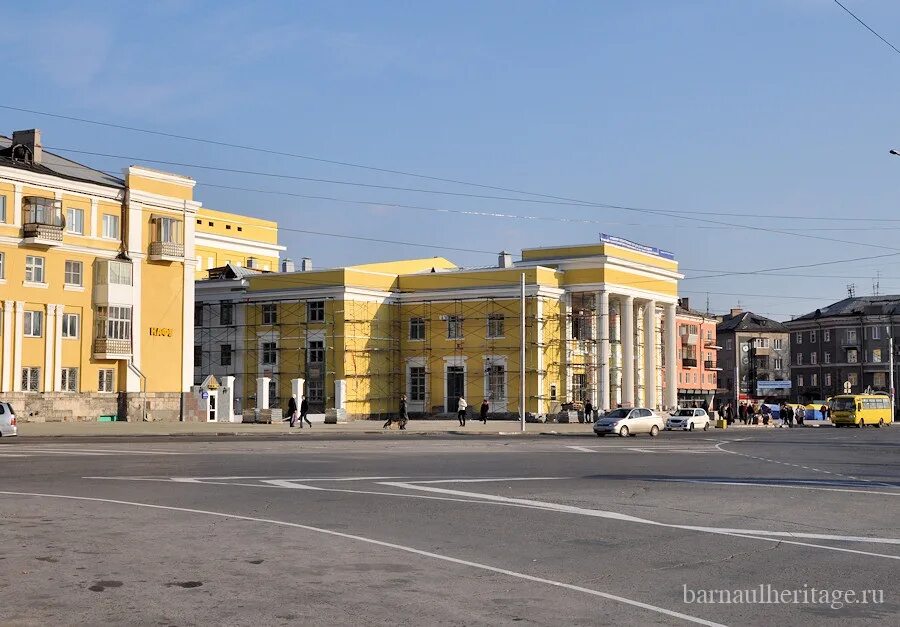 Площадь октября барнаул фото Новый облик ДК БМК на площади Октября. Фотоотчёт :: Barnaulheritage.ru