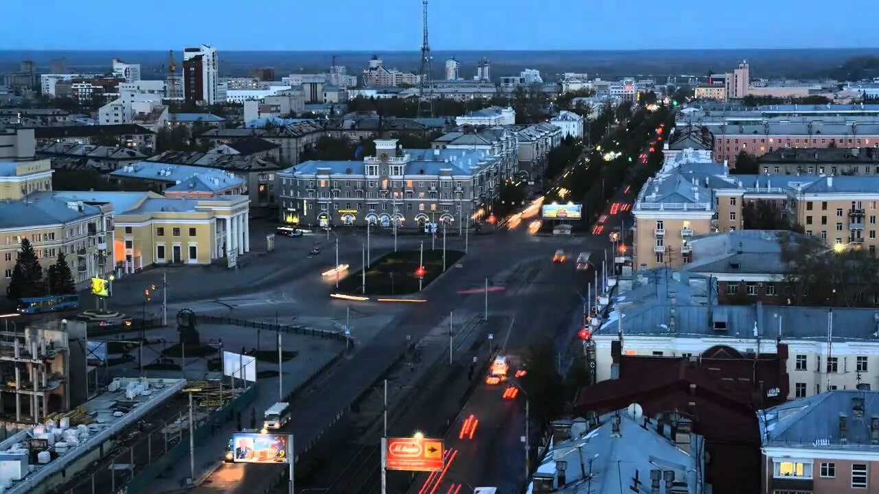 Площадь октября барнаул фото Площадь Октября Барнаульский таймлапс - YouTube