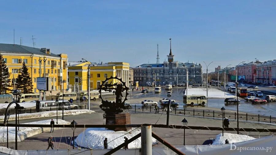 Площадь октября фото Площадь октября в барнауле - Фото