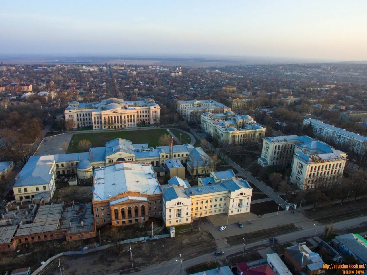 Площадь павлова новочеркасск фото Архитектурный комплекс зданий ЮРГПУ (НПИ) - фотографии Новочеркасска - Новочерка
