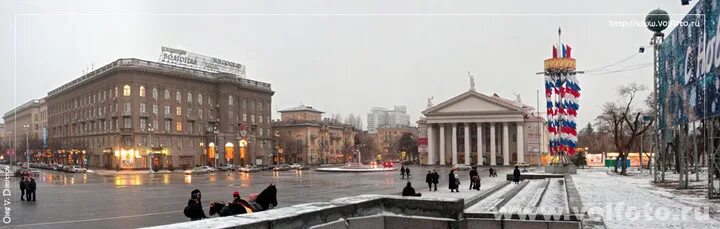 Площадь павших борцов волгоград фото Новогодняя площадь (Волгоград, Площадь Павших борцов)