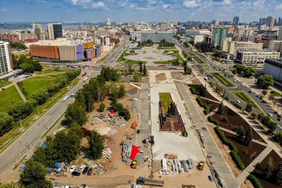 Площадь перми фото На пермской эспланаде откроется летний кинотеатр - KP.RU