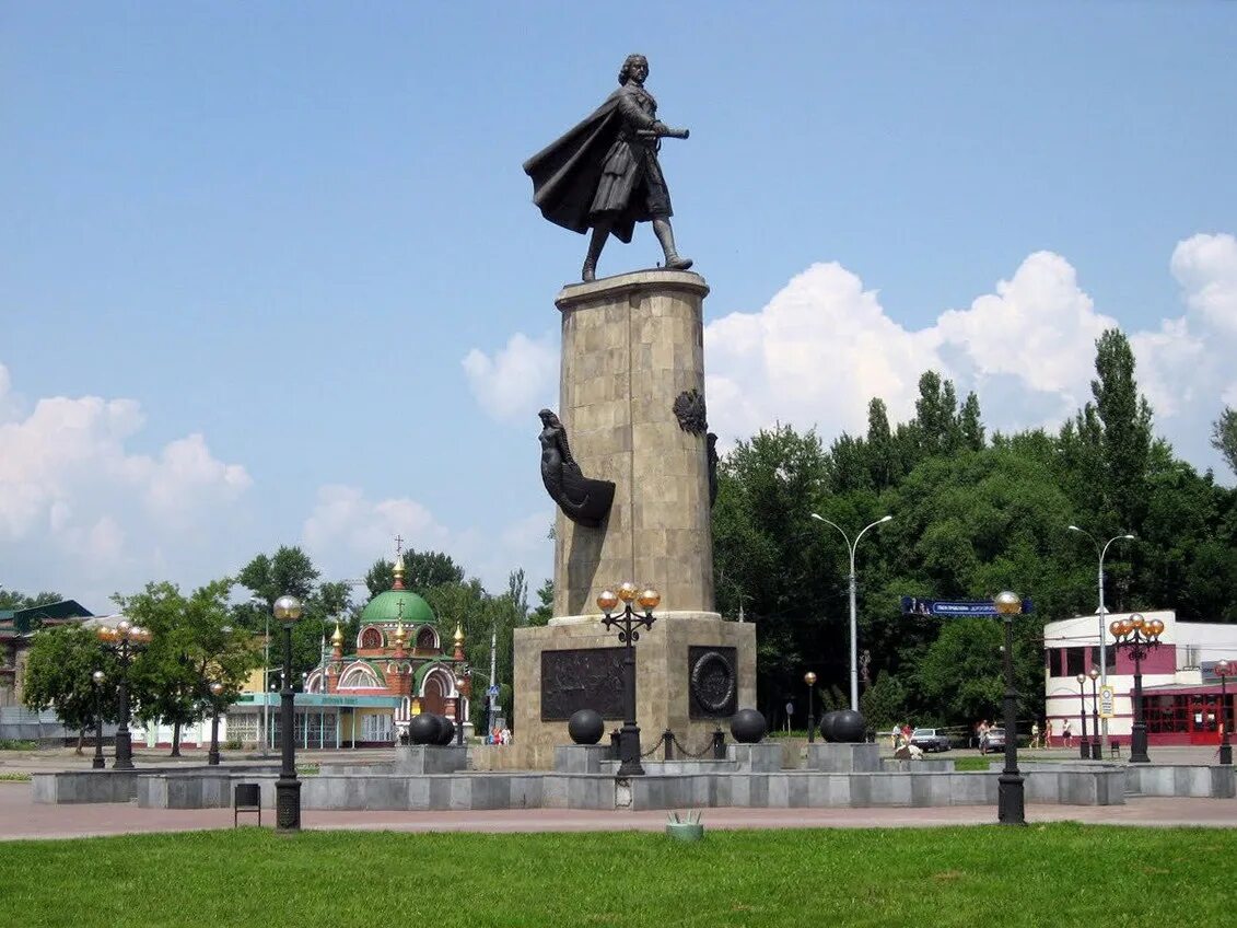 Площадь петра великого липецк фото Топ-40 достопримечательностей Липецка и окрестностей: фото, описания, карта