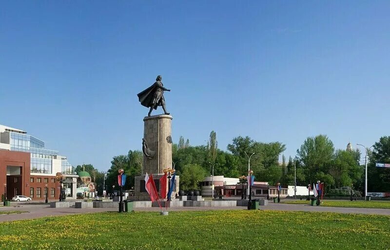 Площадь петра великого липецк фото В Липецке пройдёт митинг в поддержку повышения пенсионного возраста