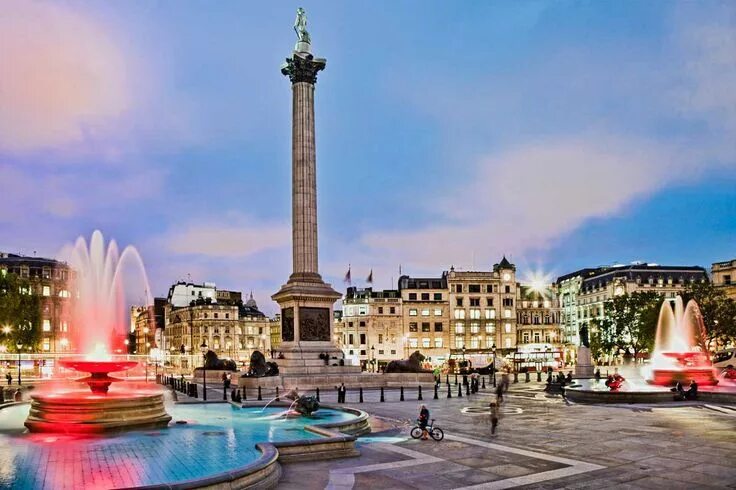 Площадь по фото онлайн Aquí llueven flashes: los lugares más fotografiados del mundo Trafalgar square l