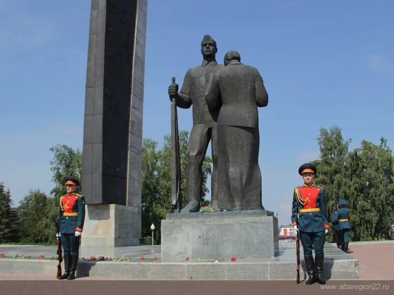 Площадь победы барнаул фото Боевой путь Алтайских соединений в годы Великой Отечественной войны" - Участник 