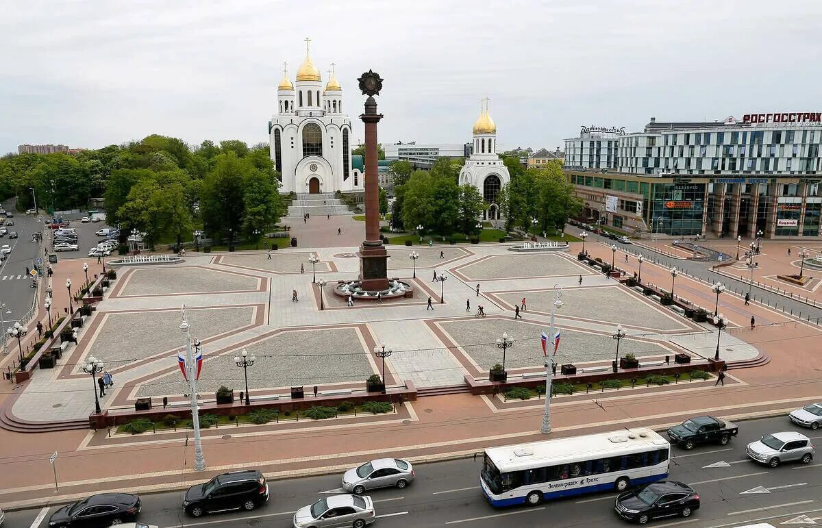 Площадь победы калининград фото Достопримечательности Калининграда. Фото
