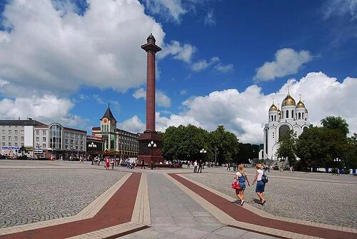 Площадь победы калининград фото Где покататься в Калининграде?