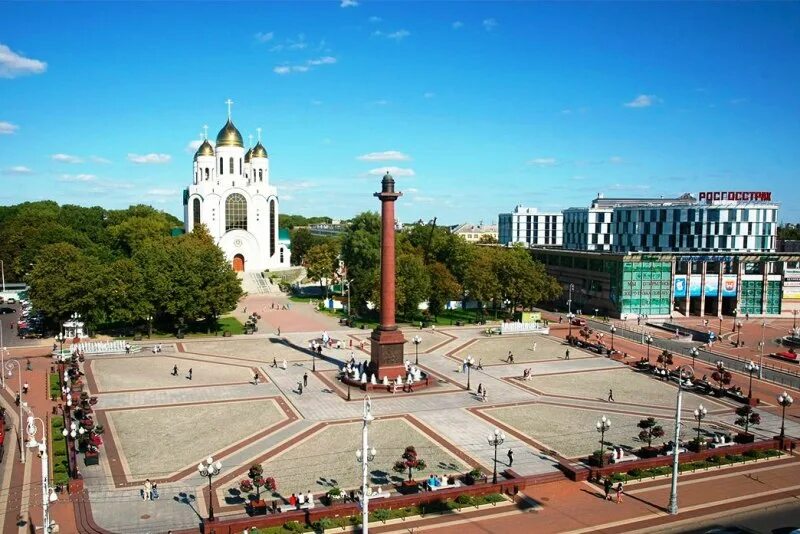 Площадь победы калининград фото Кёнигсберг и Калининград - прошлое и настоящее (без музеев) Пегас Туристик