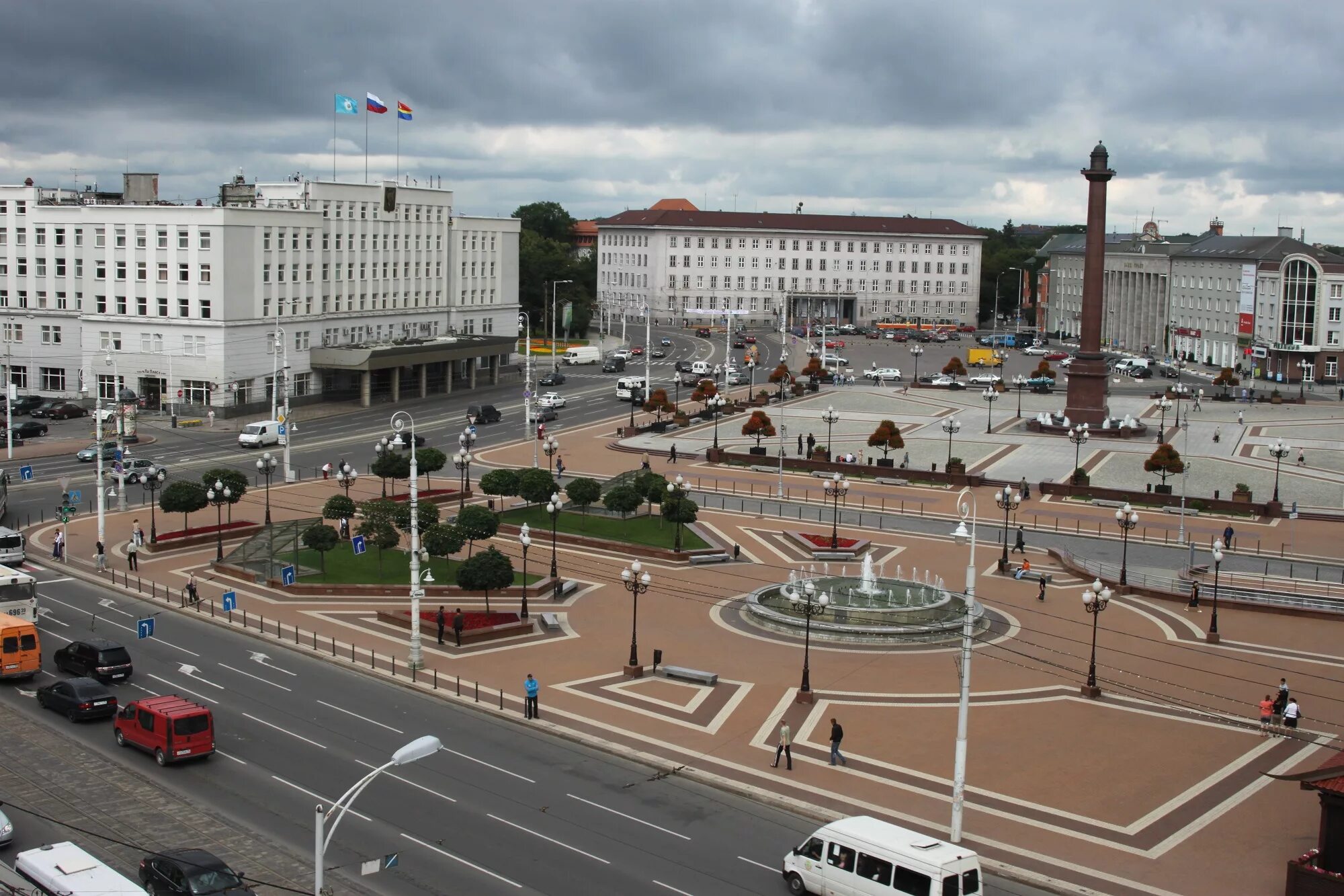 Площадь победы калининград фото На уборку в центре города Калининград потратит миллионы рублей - РБК