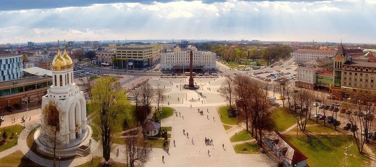 Площадь победы калининград фото Файл:Kaliningrad Panorama (5664122123).jpg - Википедия