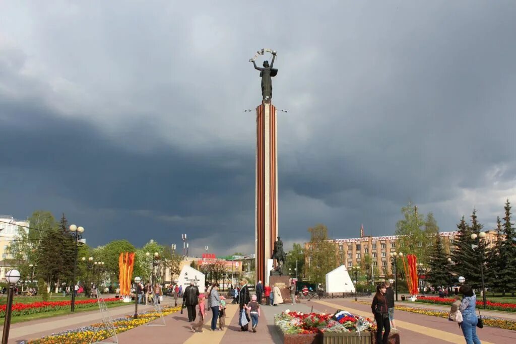 Площадь победы калуга фото Площадь Победы - Европа, Россия, Калужская область