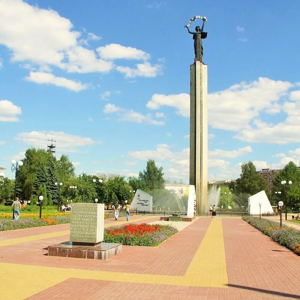 Площадь победы калуга фото Что посмотреть в Калуге за 1 день. Разбираем места и пешеходные маршруты Взял и 