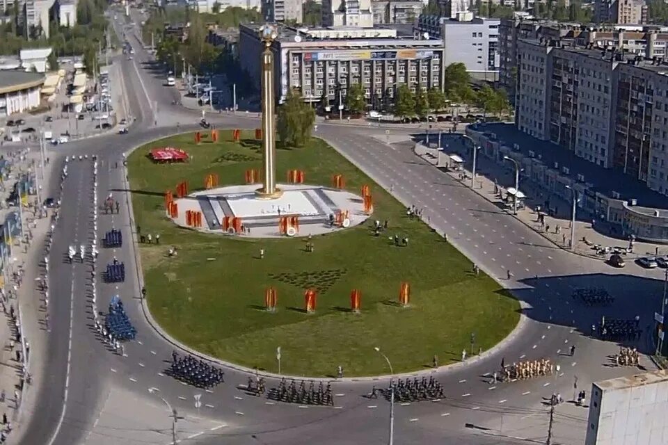 Площадь победы липецк фото Липецк стелла победы - 95 фото
