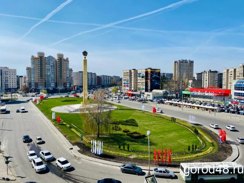 Площадь победы липецк фото На площади Победы срезают старый асфальт