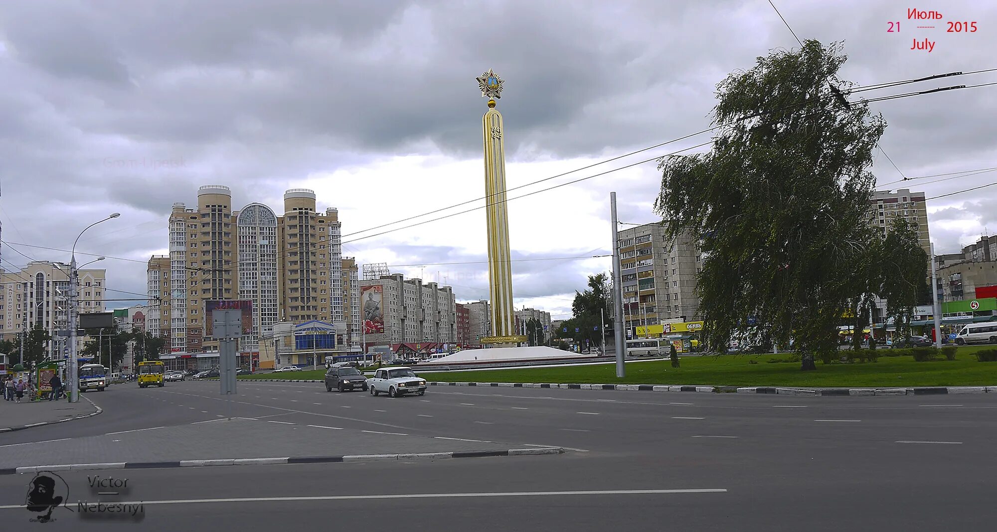 Площадь победы липецк фото Стела Победы - Липецк