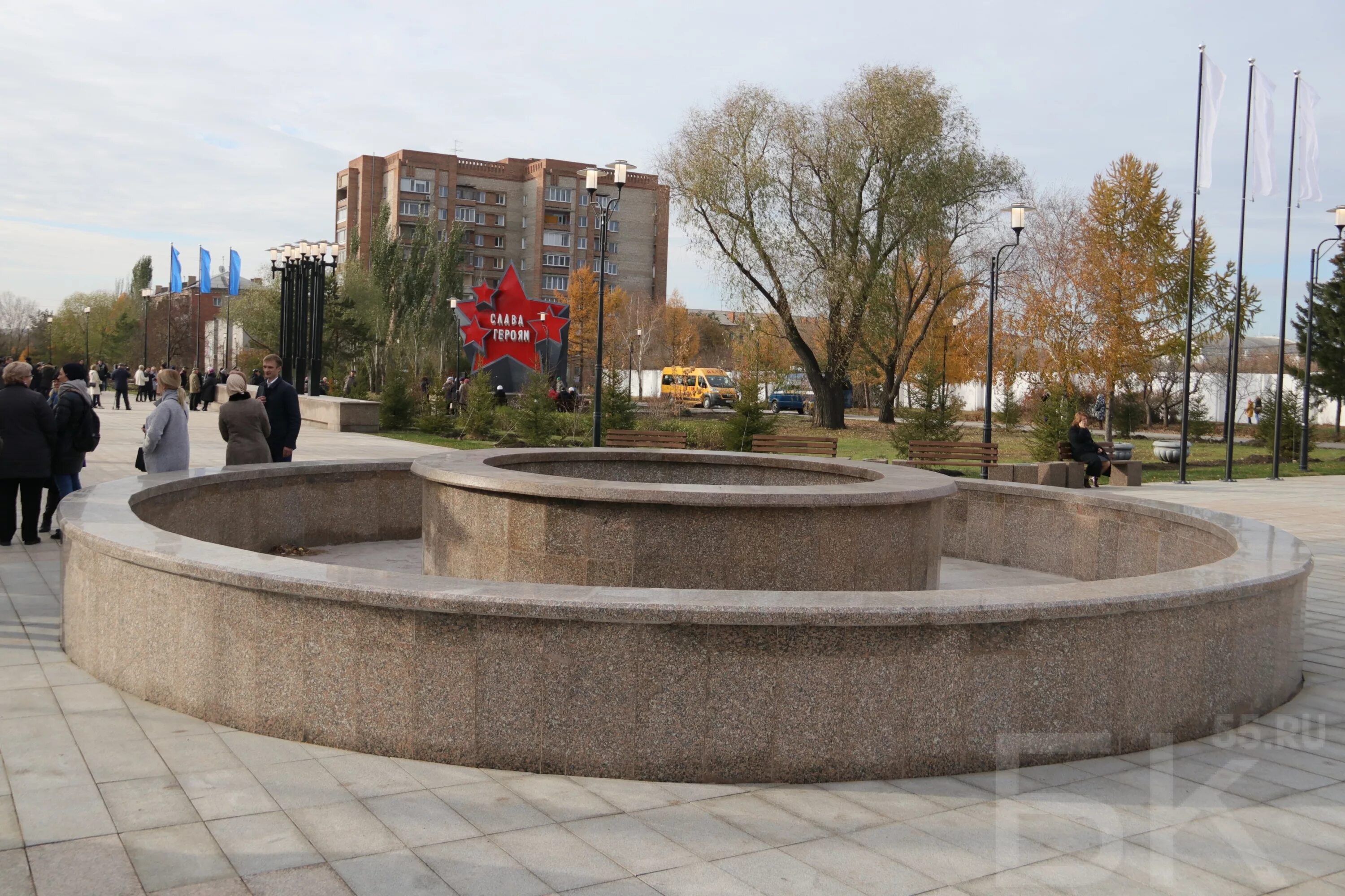 Площадь победы омск фото Фадина и Бурков торжественно открыли бульвар Победы Последние Новости Омска и Ом