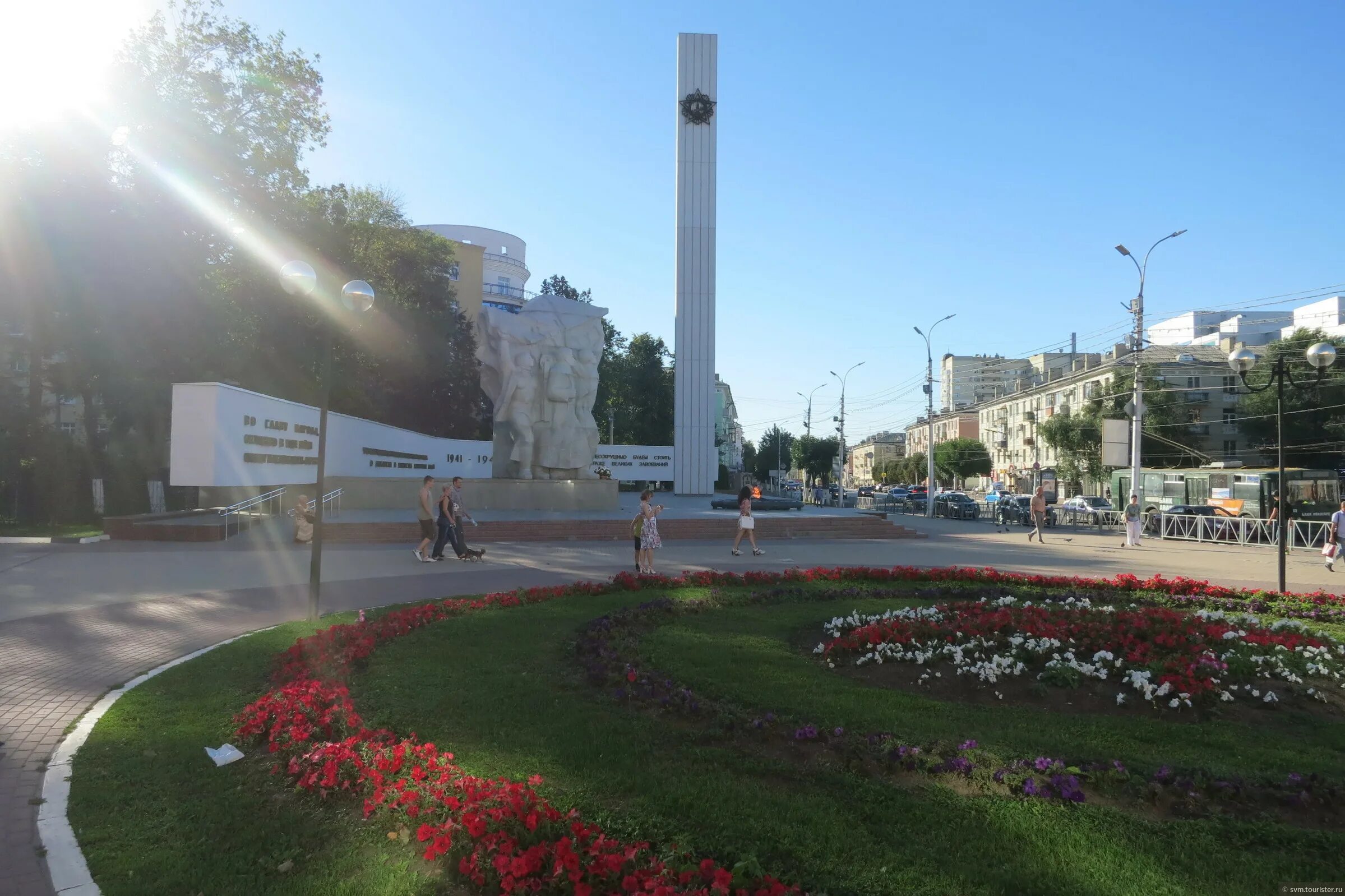 Площадь победы рязань фото Прогулка по Рязани, Август 2016, отзыв от туриста SVM на Туристер.Ру