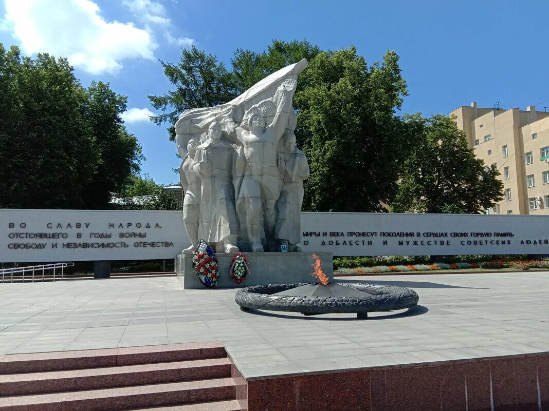 Площадь победы рязань фото Мемориал Победы в Рязани :: Tarka - Социальная сеть ФотоКто