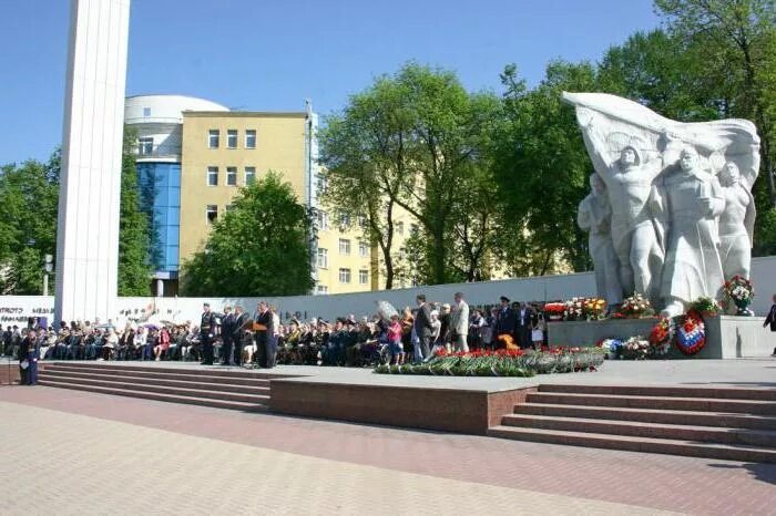 Площадь победы рязань фото Площадь Победы (Рязань): как провалился асфальт и образовалась яма