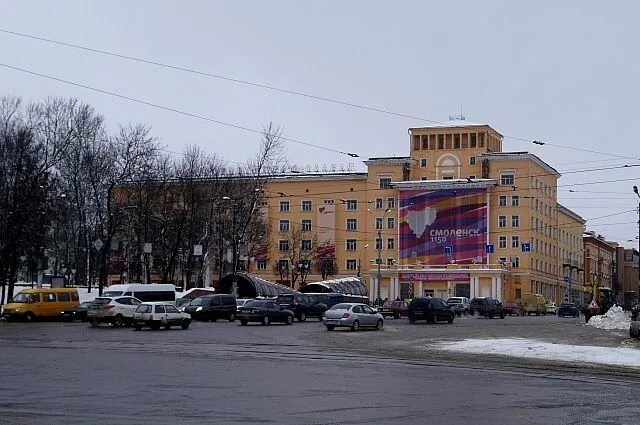 Площадь победы смоленск фото Бывшую гостиницу "Смоленск" отремонтируют в 2015 году АиФ Смоленск