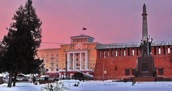 Площадь победы смоленск фото Заснеженный Смоленск. Площадь Победы. Из архива. Фотограф Виктор Минченко 2020 Я
