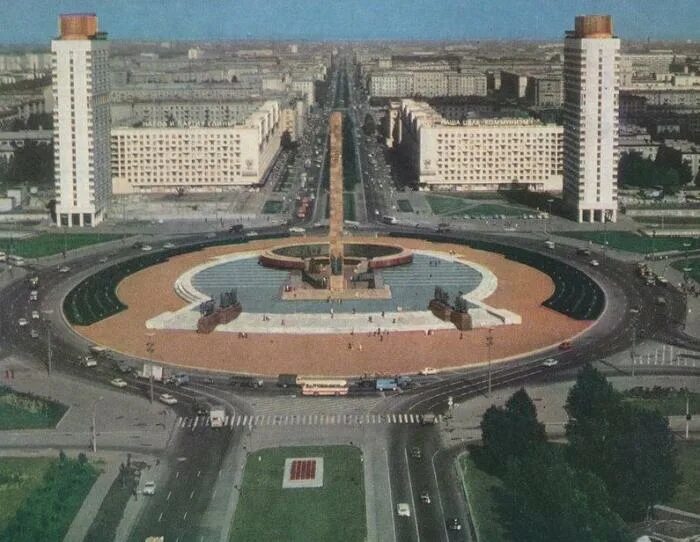 Площадь победы спб фото Площадь Победы - архитектурное светодиодное освещение. Проект ООО Кандела.