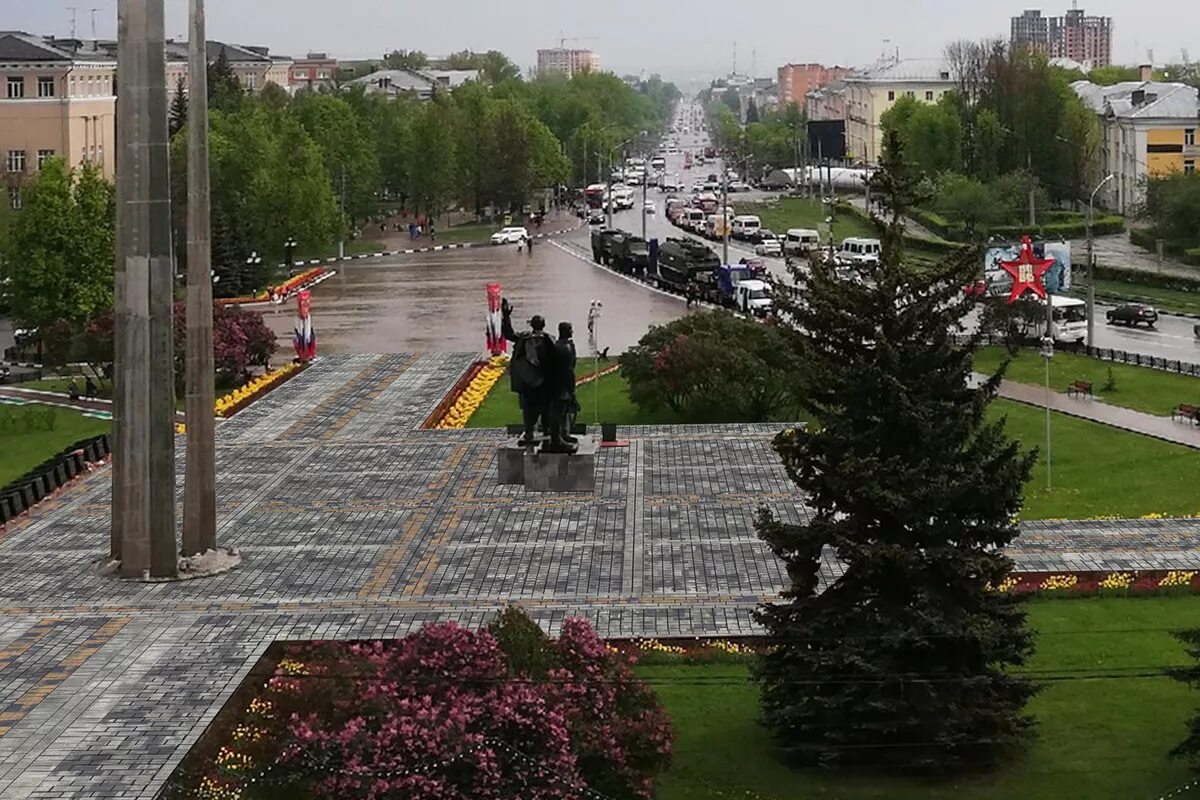 Площадь победы тула фото В Туле благоустроят площадь Победы - МК Тула