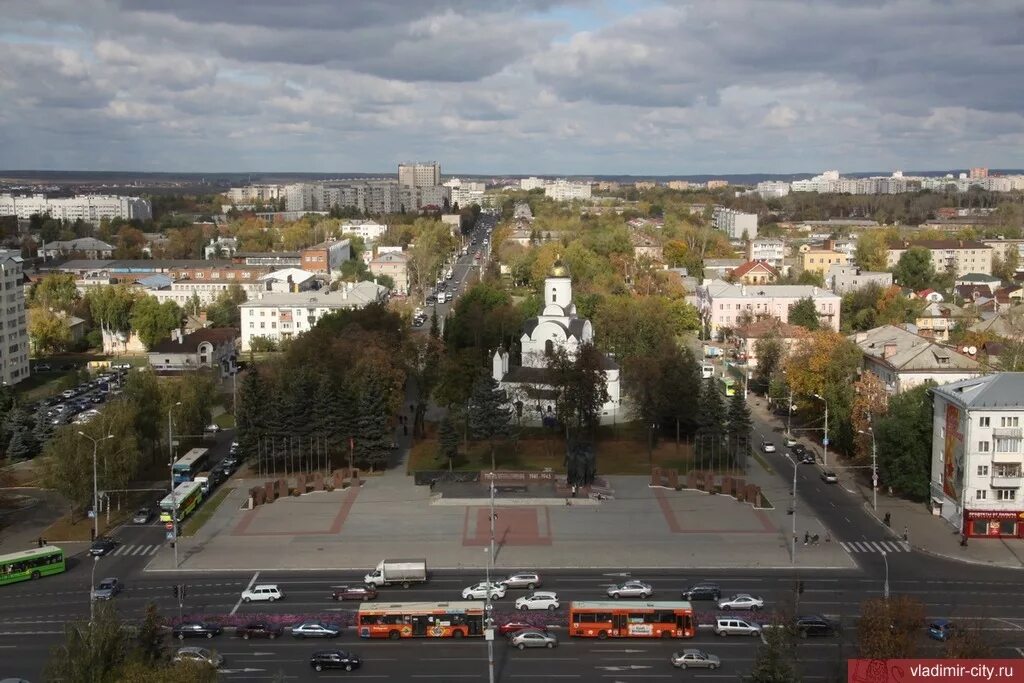Площадь победы владимир фото Владимир принимает болельщиков чемпионата мира по футболу