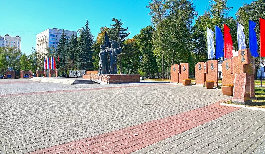 Площадь победы владимир фото Площадь Победы в городе Владимире - Владимир - История - Каталог статей - Любовь