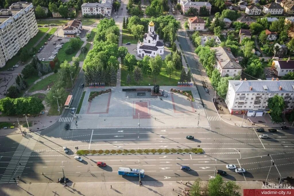 Площадь победы владимир фото Самый любимый Ленинский район города Владимира
