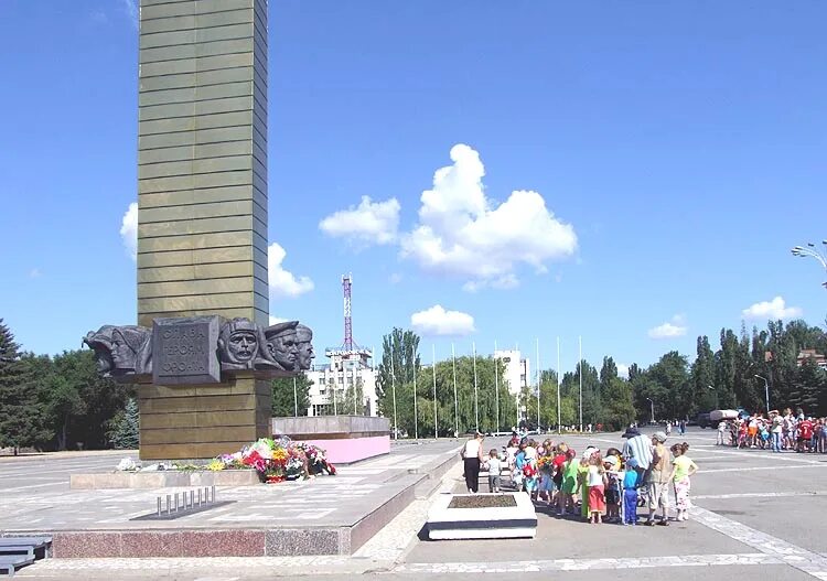 Площадь победы волгодонск фото Парк победы в волгодонске - Фото