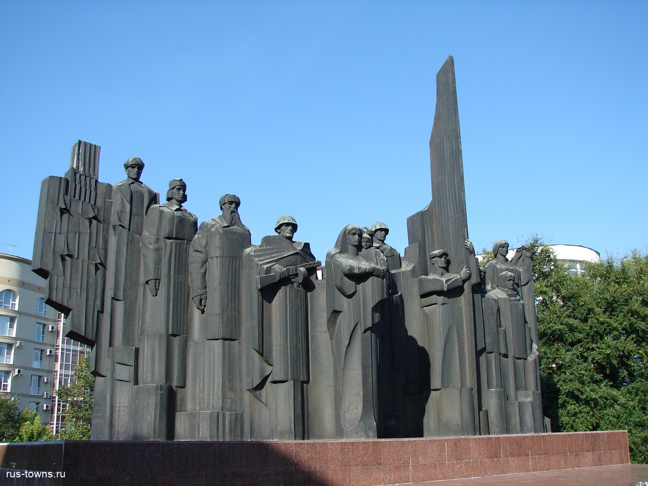 Площадь победы воронеж фото Воронеж. Мемориальный комплекс на площади Победы