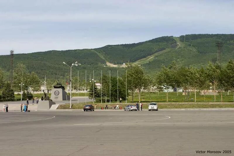 Площадь победы южно сахалинск фото Victory Square, Yuzhno-Sahalinsk, Russia - tourist attractions, most popular and