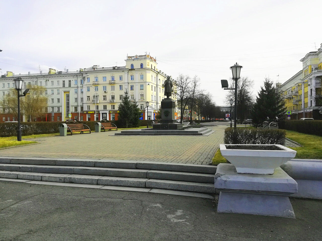 Площадь пушкина фото Кемерово площадь пушкина - фото - Поездки, туризм и путешествия по России и миру