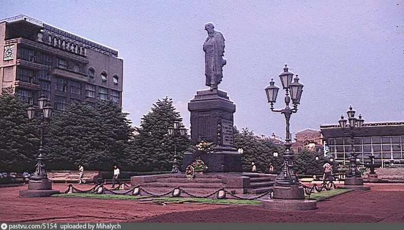Площадь пушкина в москве фото Пушкинская площадь - Retro photos