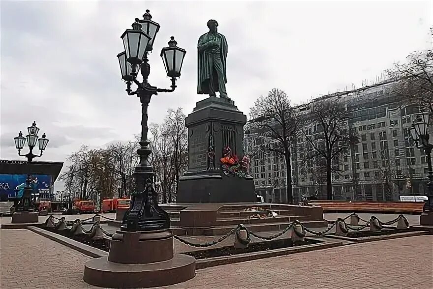 Площадь пушкина в москве фото Galeri foto Pushkin Square ing Moscow