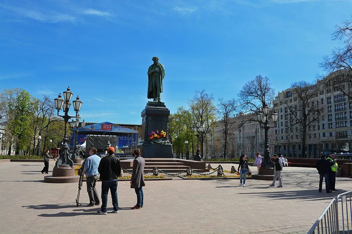 Площадь пушкина в москве фото Файл:Plaza Pushkinskaya 06.JPG - Википедия