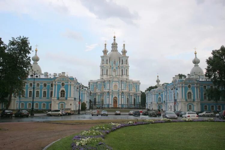 Площадь растрелли фото Воскресенский Смольный Новодевичий монастырь, Центральный район (Санкт-Петербург