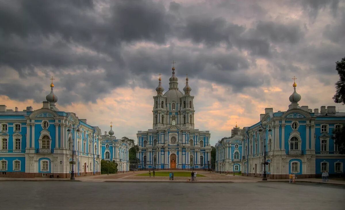 Площадь растрелли фото Фото Творение Растрелли - Смольный Собор - фотограф Nina Yevdokimova - архитекту