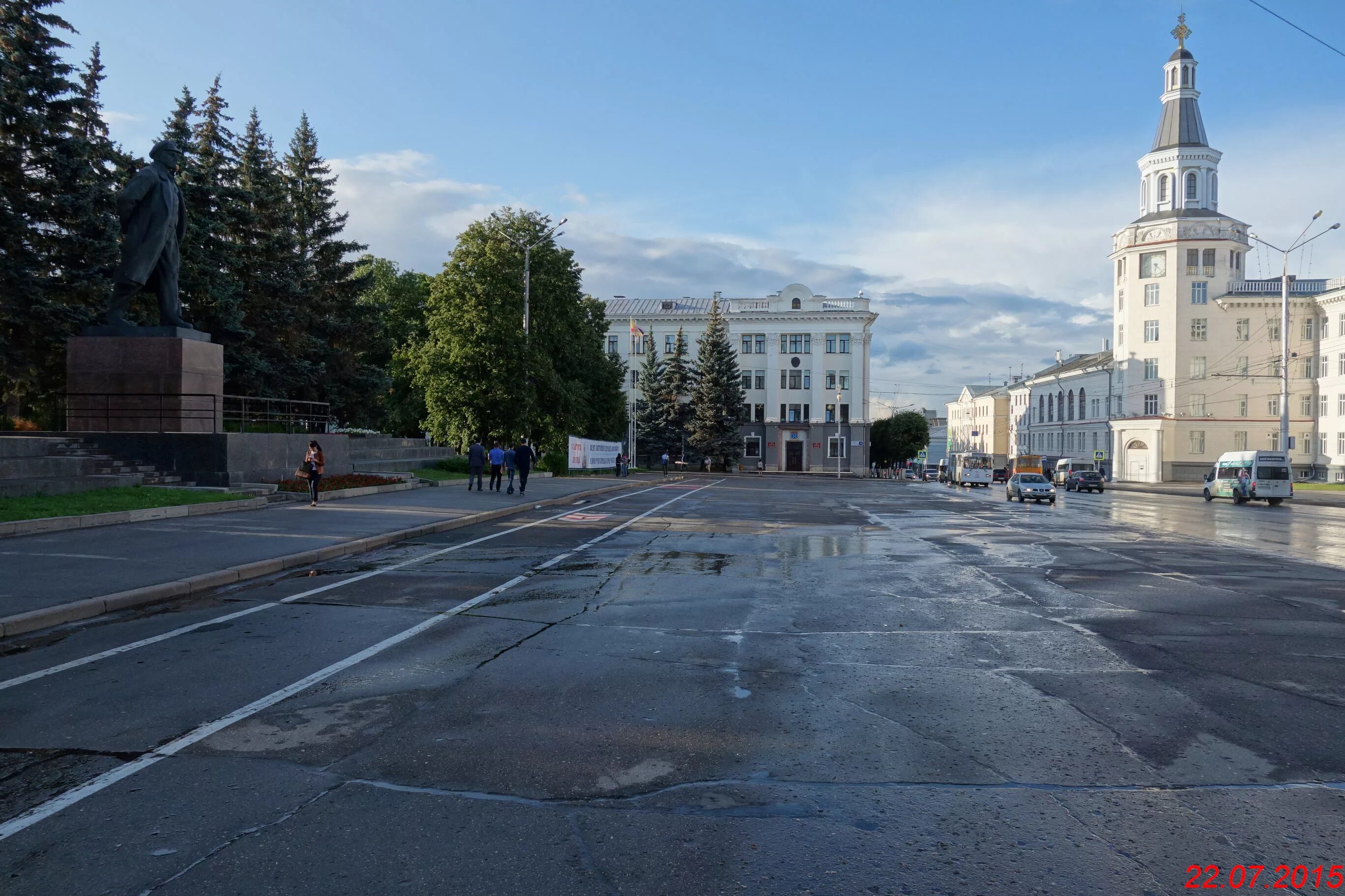 Площадь республики чебоксары фото Площадь Республики - Чебоксары