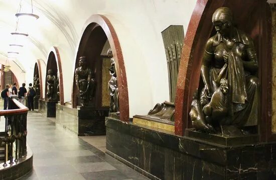 Площадь революции фото Площадь Революции - Picture of Moscow Metro - Tripadvisor