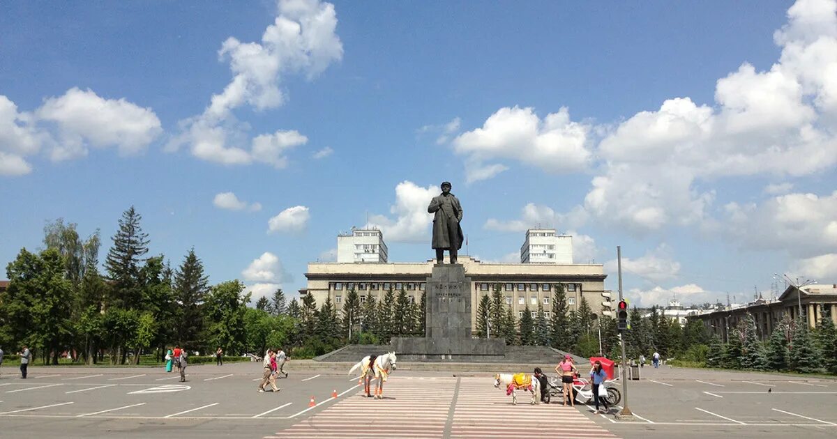 Площадь революции красноярск фото Площадь Революции (Красноярск) в городе Красноярск