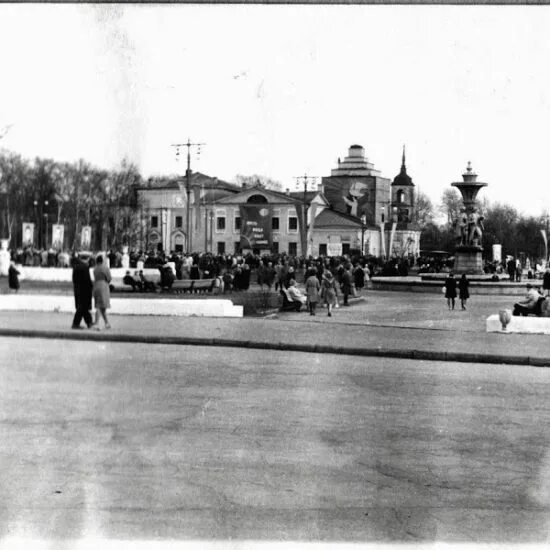 Площадь революции старые фото Площадь Революции - История Вологды