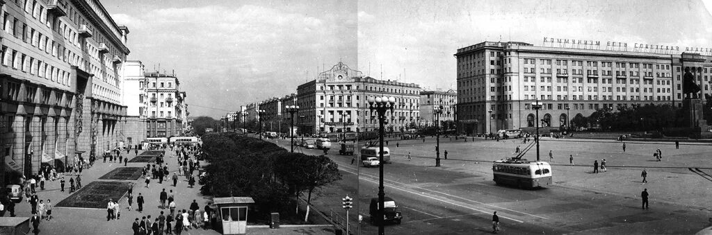 Площадь революции старые фото Челябинск - Исторические фотографии - Фото - Городской электротранспорт