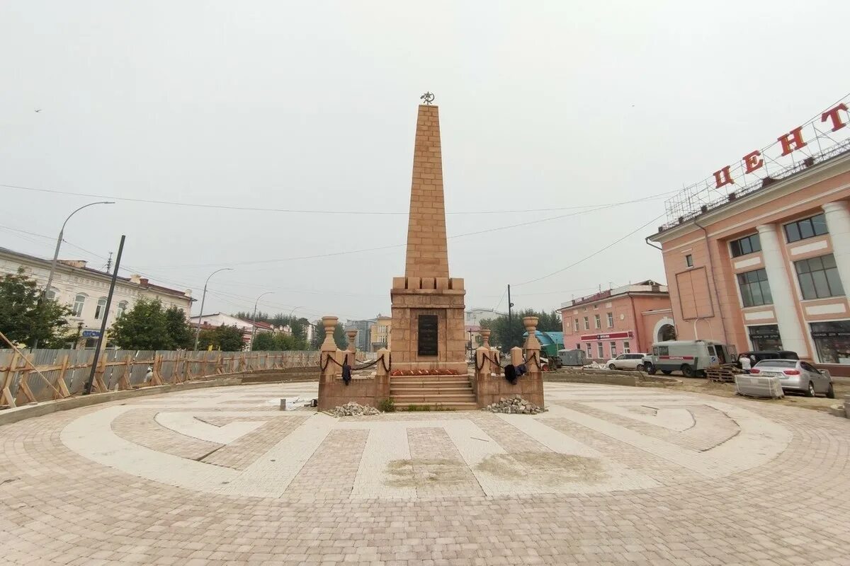 Площадь революции улан удэ фото В Улан-Удэ завершается реконструкция площади Революции - МК Улан-Удэ