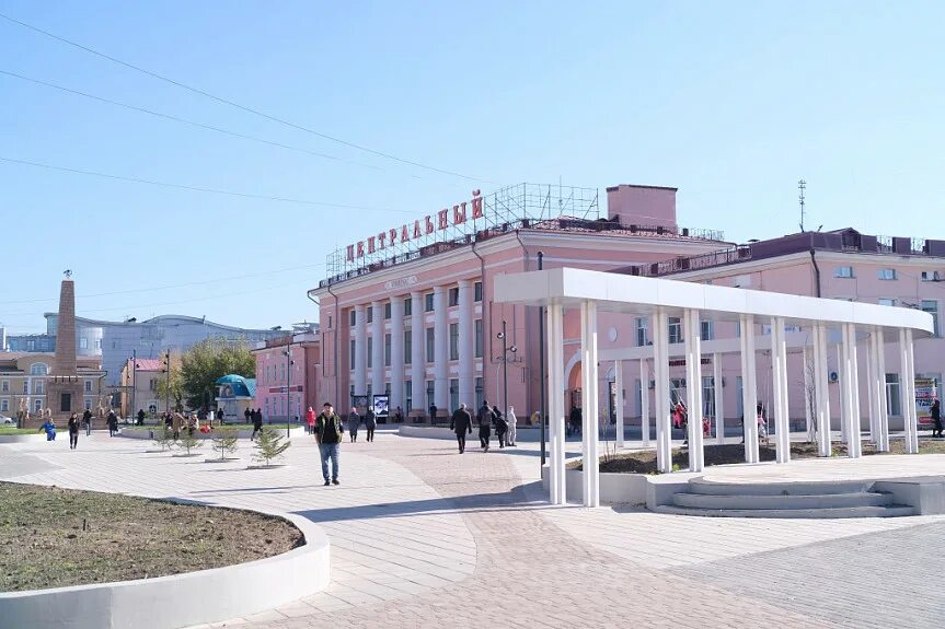 Площадь революции улан удэ фото Улан-Удэ. Площадь Революции после масштабного ремонта. 2021 год