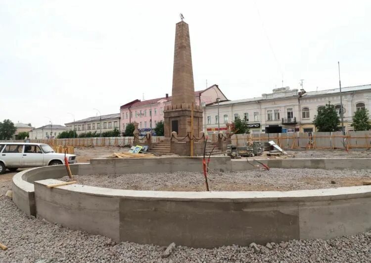 Площадь революции улан удэ фото Мэр Улан-Удэ проверил ход реконструкции площади Революции