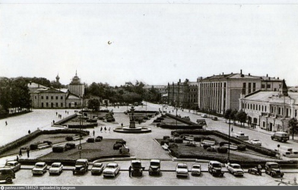 Площадь революции вологда фото Вид на площадь Революции - Retro photos